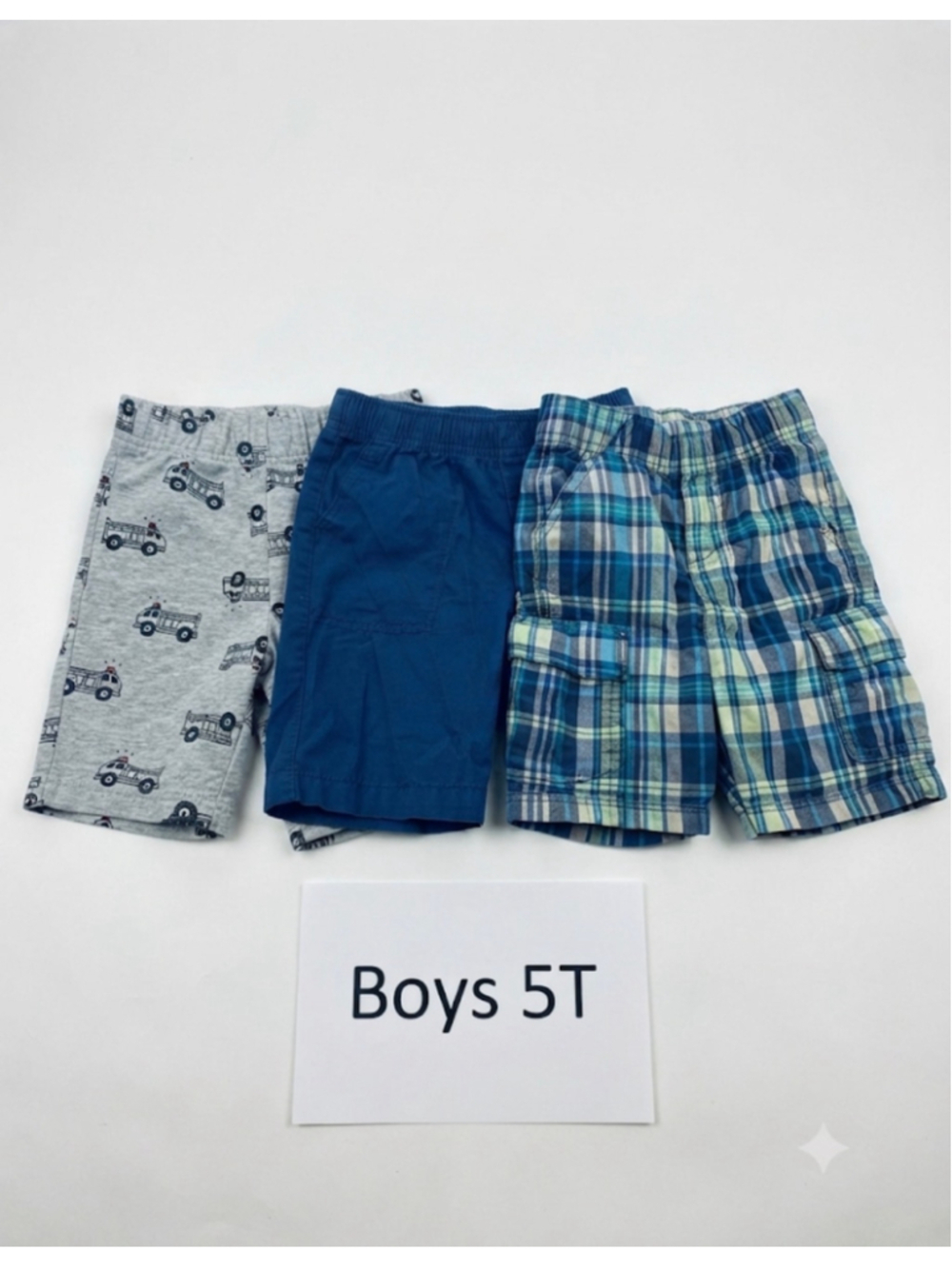 Boys Carter's Shorts 5T Lot of 3